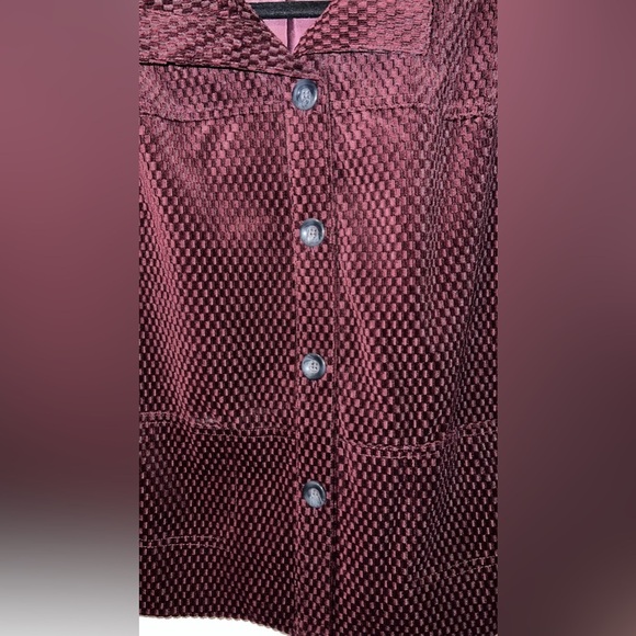 Vintage Allison Daley Velvet Textured Jacket Sz.10P - Picture 3 of 7